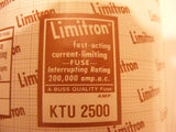 Limitron Fuse KTU-2500 FAST ACTING FUSE CLASS L New In Box