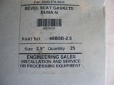 Box of 25+ 40BSB-2.5 Bevel Seat Gaskets Buna-N NIB