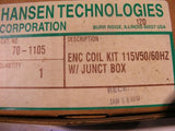 Hansen 70-1105 Enc. Coil Kit w/Junct. Box HS8A Coil New In Box