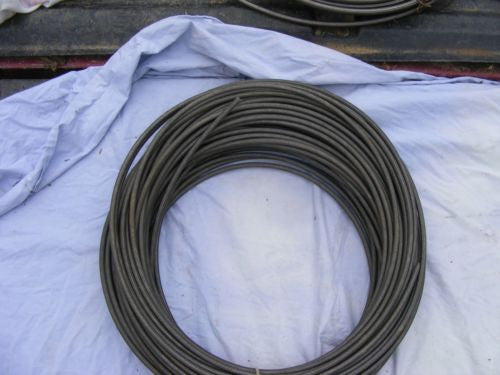 Approx 100' foot of Stainless Steel Braided Hose 3/8" 3/8 Inch blue on Inside