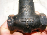 HENRY STEEL SHUT OFF VALVE 310D 9206 400 PSIG 3/8" Left Hand Turn