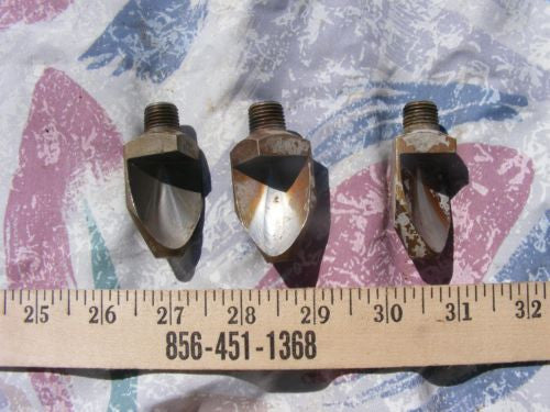 Qty 3 KUHL 1/2"  Stamped 3540-SS 1/2 Cone Spray Nozzles