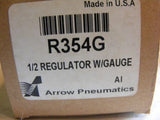 Arrow Pneumatics R354G REGULATOR 1/2IN 100SCFM 0-160PSI GAUGE