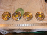 Lot of 4 1" 304L Stainless Steel four bolt flanges Asa 182 150 psig Flanges