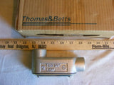 Thomas & Betts LB27CG-TB BlueKote 3/4" Conduit Body w/Cover & Gasket  Lot of 5