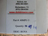 Box of 19 Buna Clamp Gaskets 40MPU-3 NIB