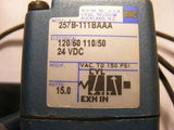 Mac 257B-111BAAA SOLENOID VALVE 24VDC 15W