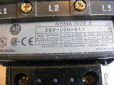 Allen Bradley 509-COD-B1J Full Voltage Starter NEMA 2 See Pictures