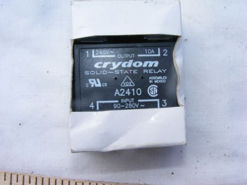 CRYDOM A2410 SOLID STATE RELAY 10A / 24V INPUT VAC OUTPUT VAC 1dtg1