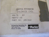 Parker Solenoid Coil 201462 V 24 Hz 60 New In Box