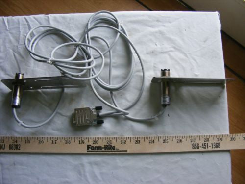 Quantity 2  Sick VTE18-4p8212 Sensors with cable and brackets Markem