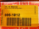 Danfoss FA 15 Strainer 006-1012 EVR15-EVRA10-EVRA1 See Pictures