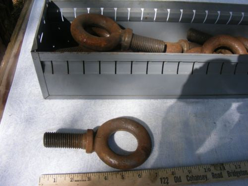 Eye Bolt Lifting Electric Motor 6 1/2" Long Fits 1" Thread Stamped #30 EB-30