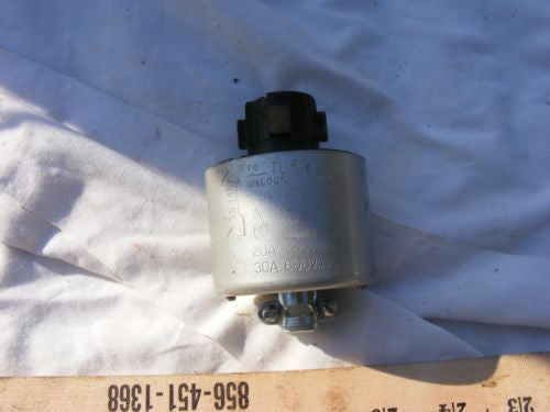 Arrow Hart Gray Crouse Power-Lock Interrupting Plug 30A 600VAC 20A 250VDC Male