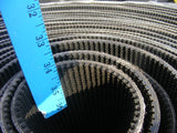 New Industrial Roll of rubber Conveyor Belt 8" W x est. 75' L